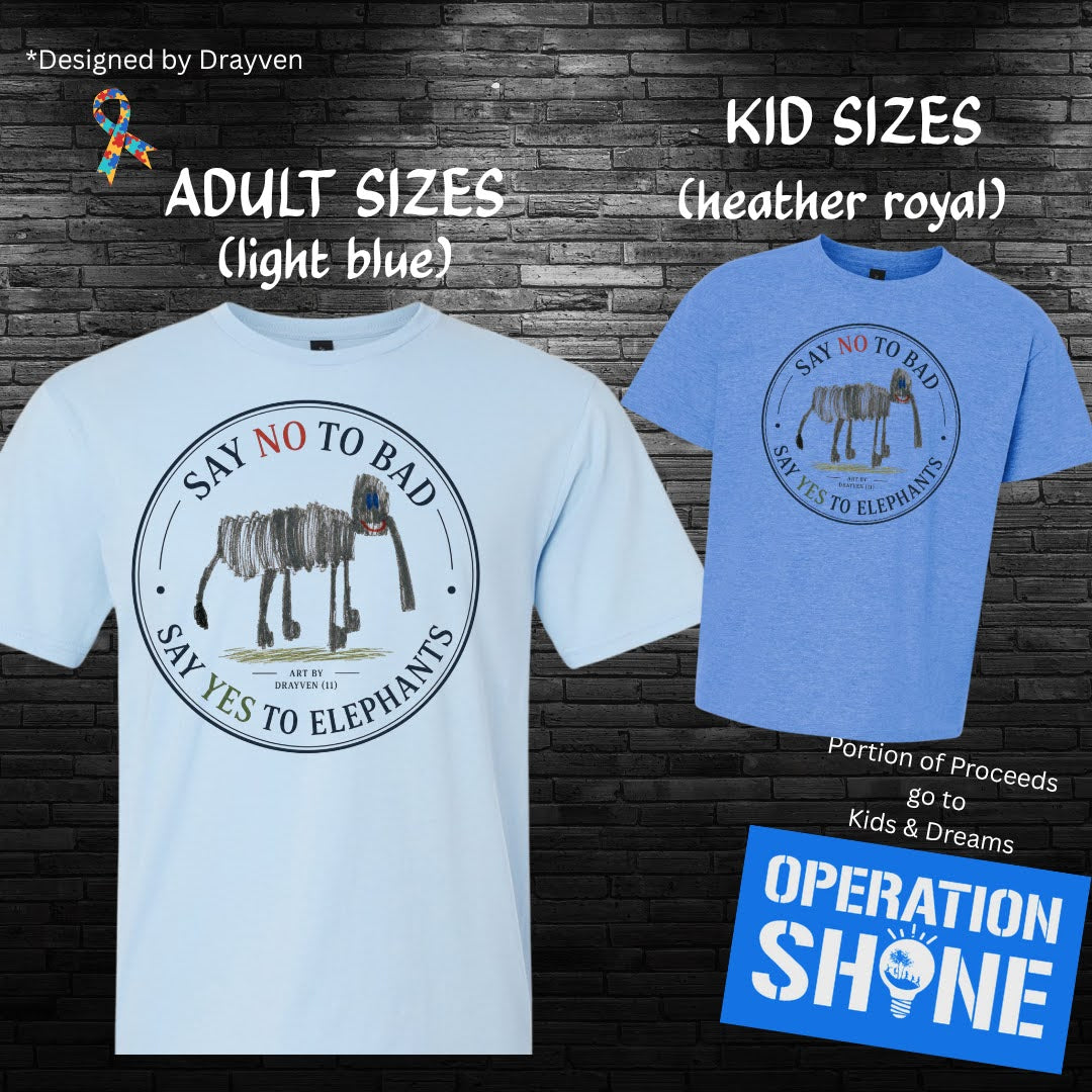 Drayven's Elephant Art - Kids