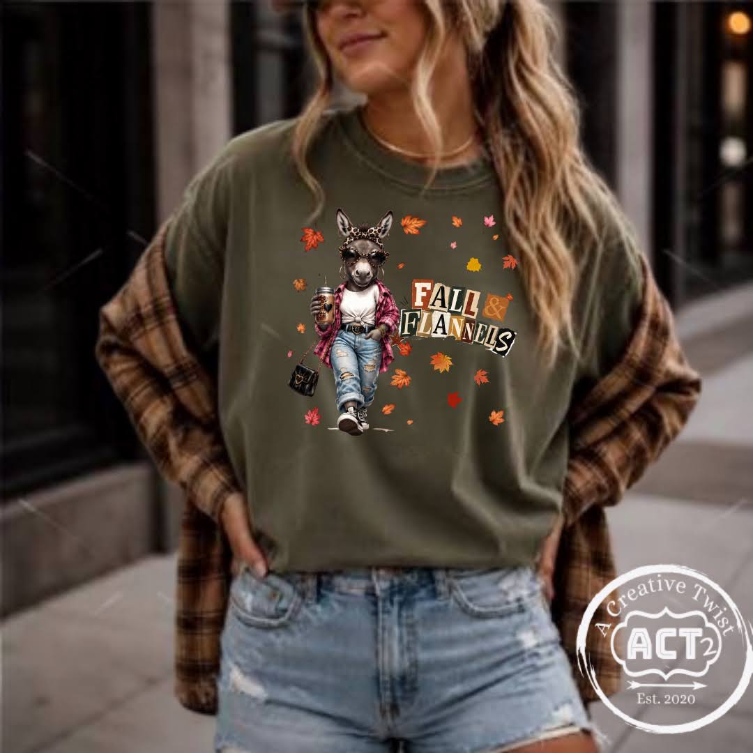 Fall & Flannels Diva Donkey